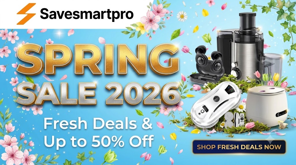 SaveSmartPro Spring Sale 2026: Fresh Deals & Up to 50% Off