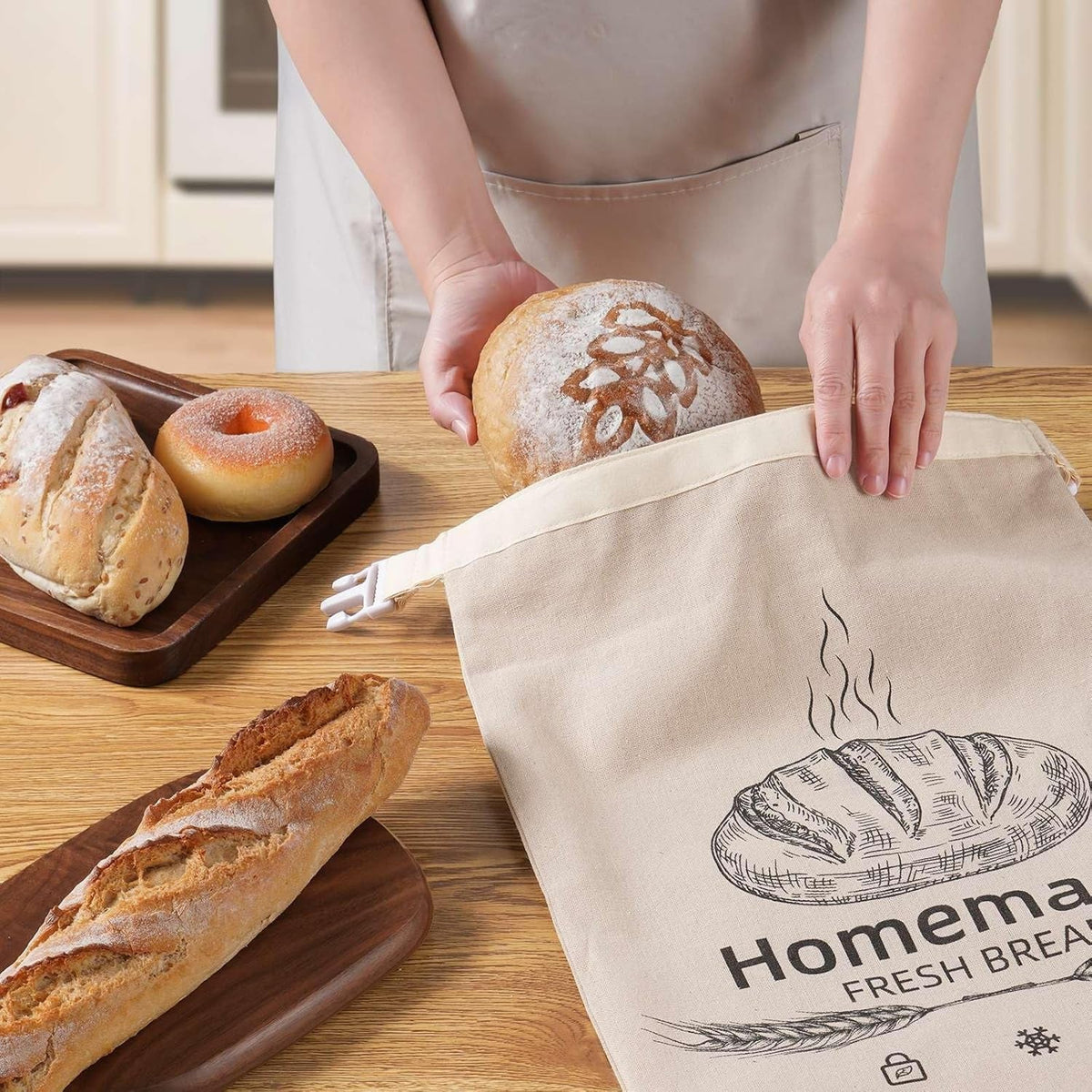 BeeLoafa Beeswax Bread Bag