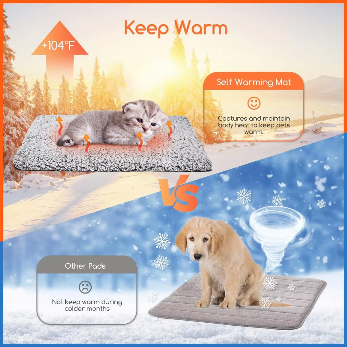 CozixCat Self Warming Cat Bed