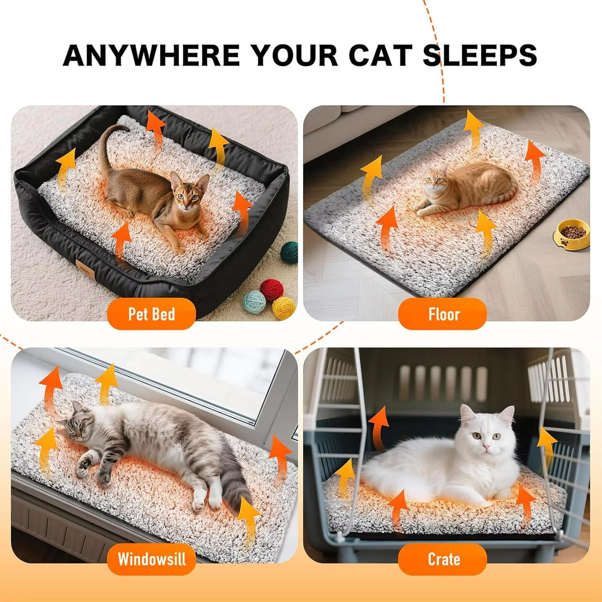 CozixCat Self Warming Cat Bed