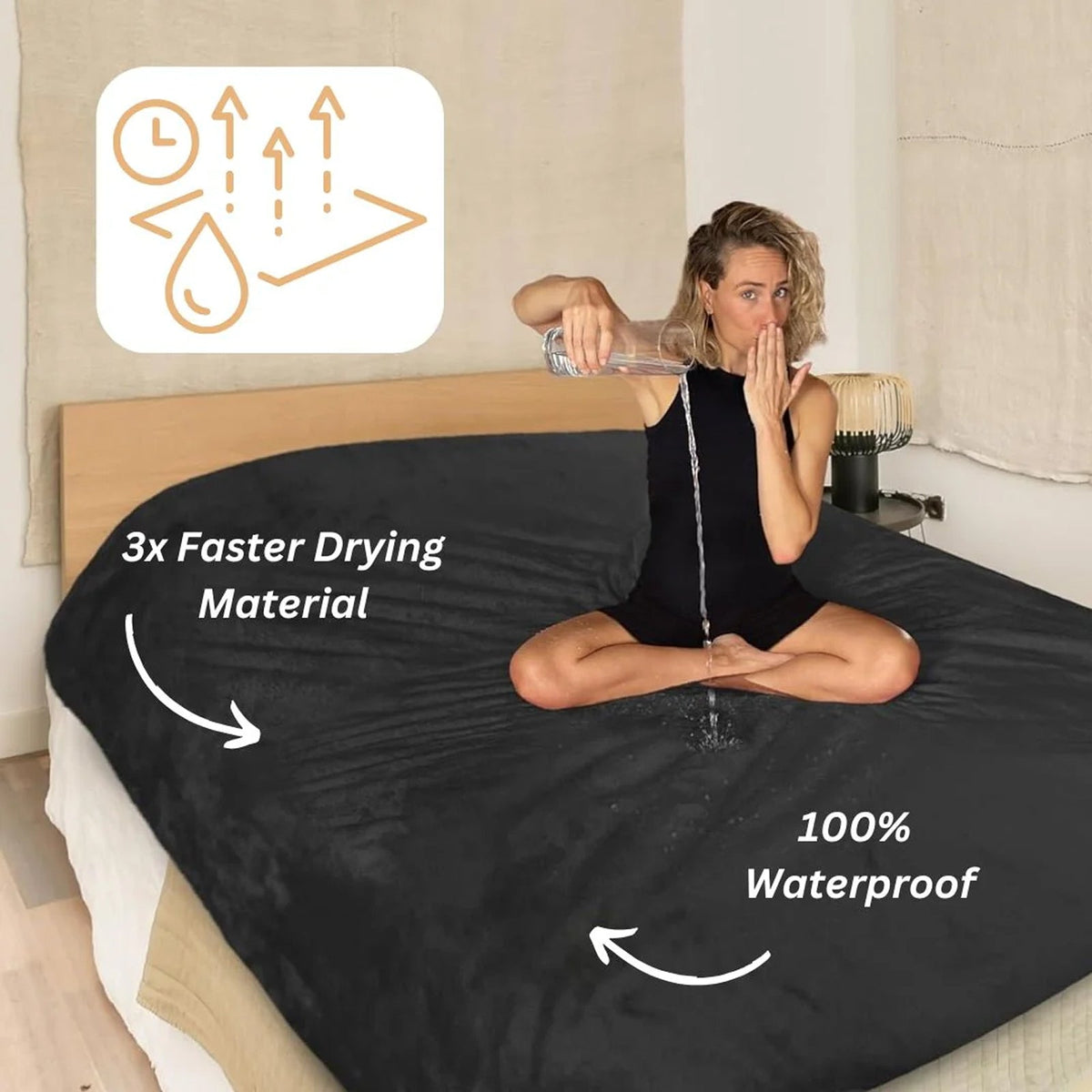 DryNestur Waterproof Blanket For Couples