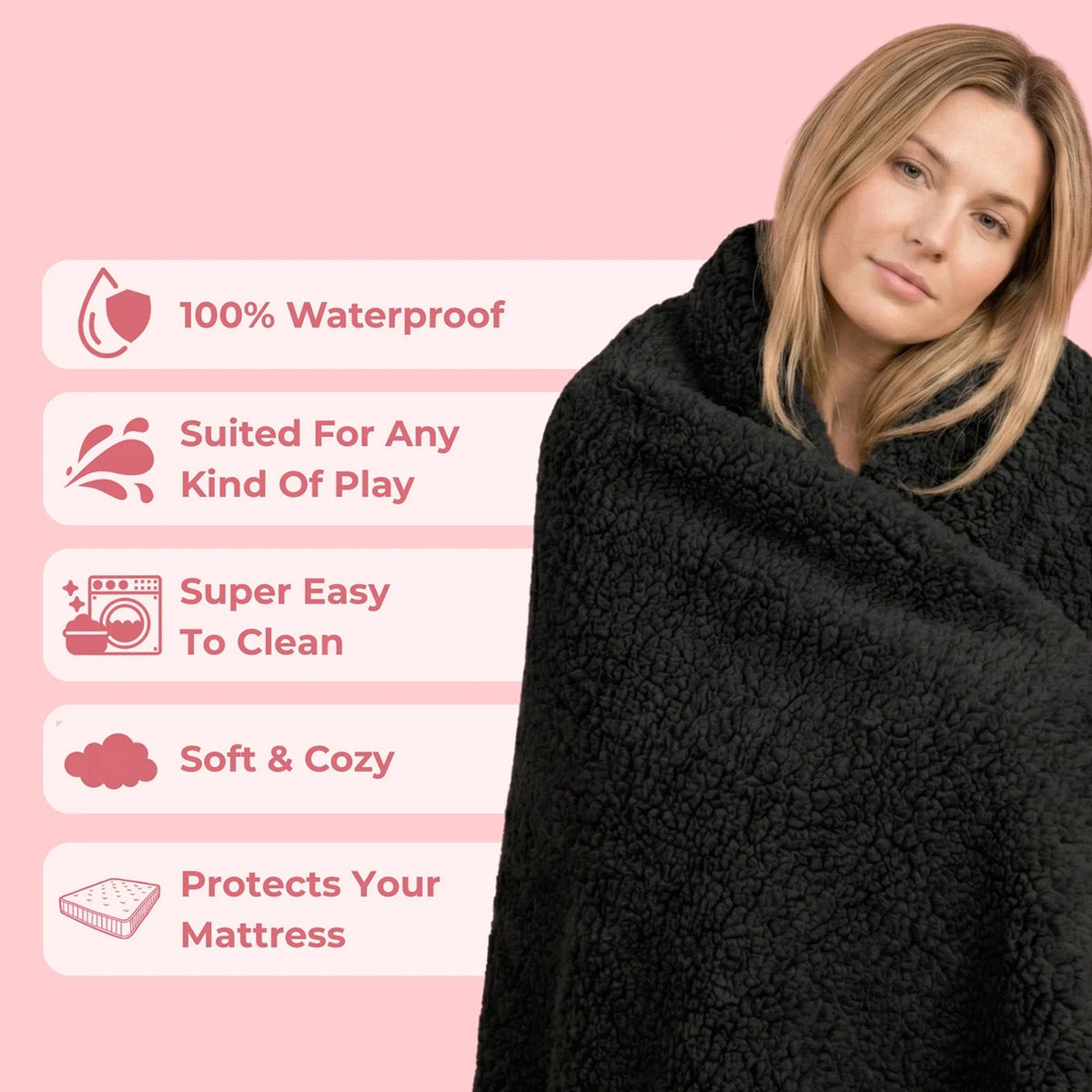 DryNestur Waterproof Blanket For Couples