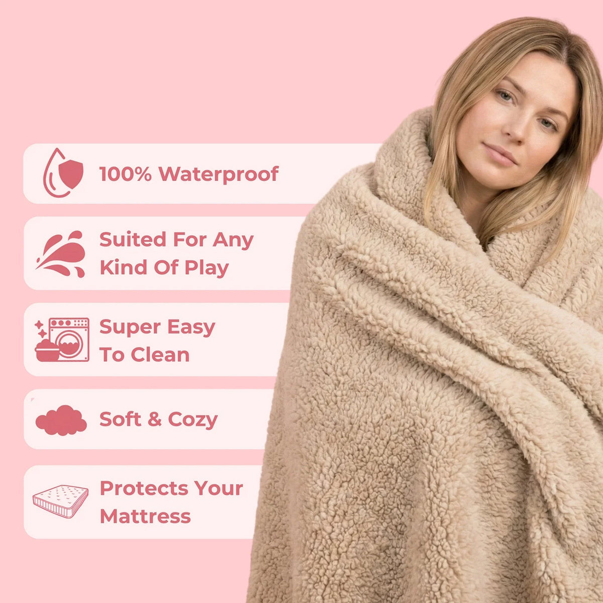 DryNestur Waterproof Blanket For Couples