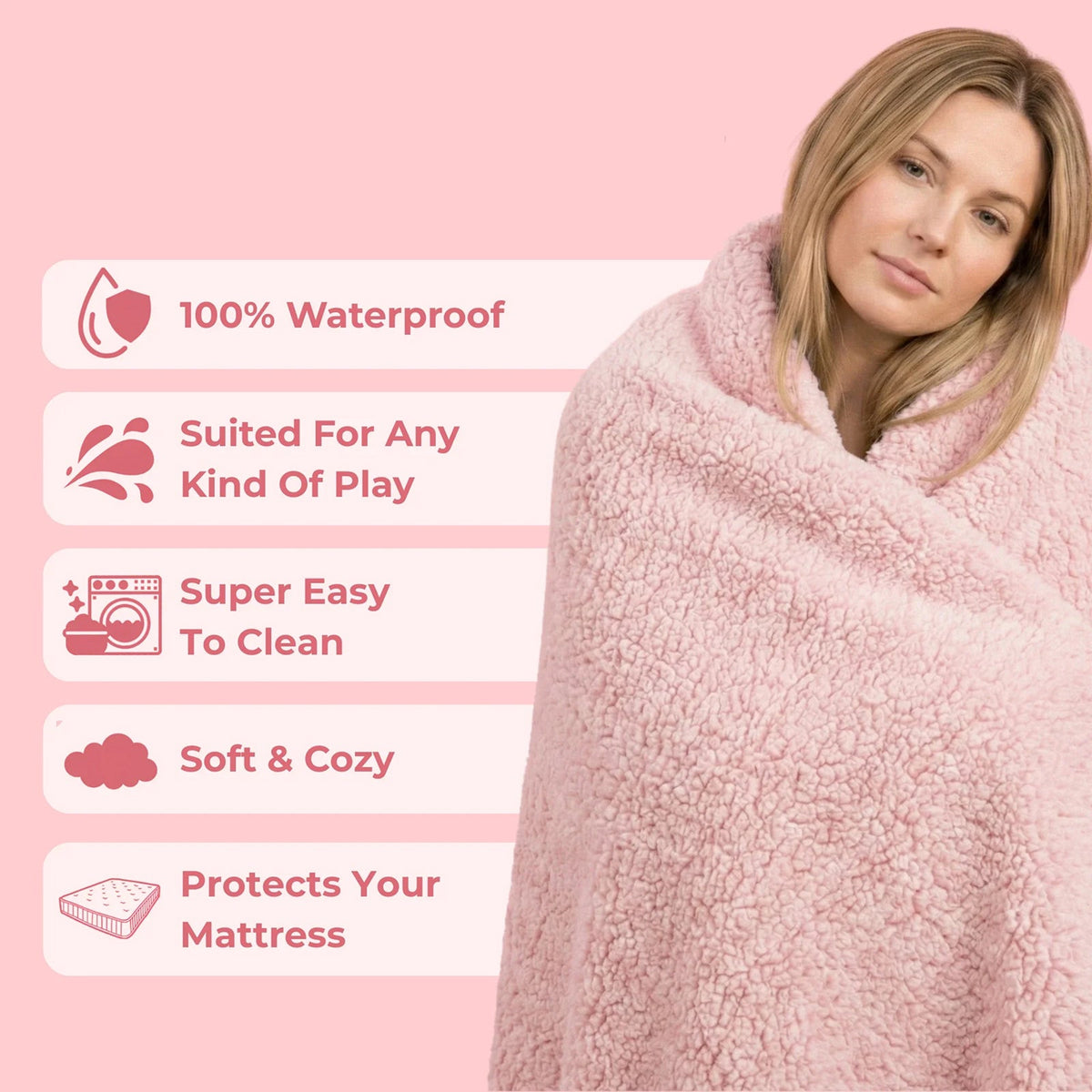 DryNestur Waterproof Blanket For Couples