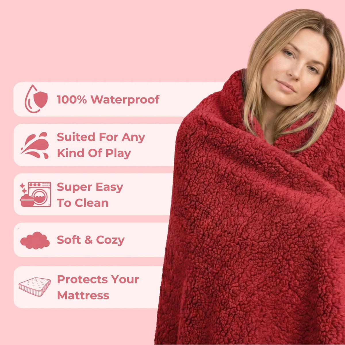 DryNestur Waterproof Blanket For Couples