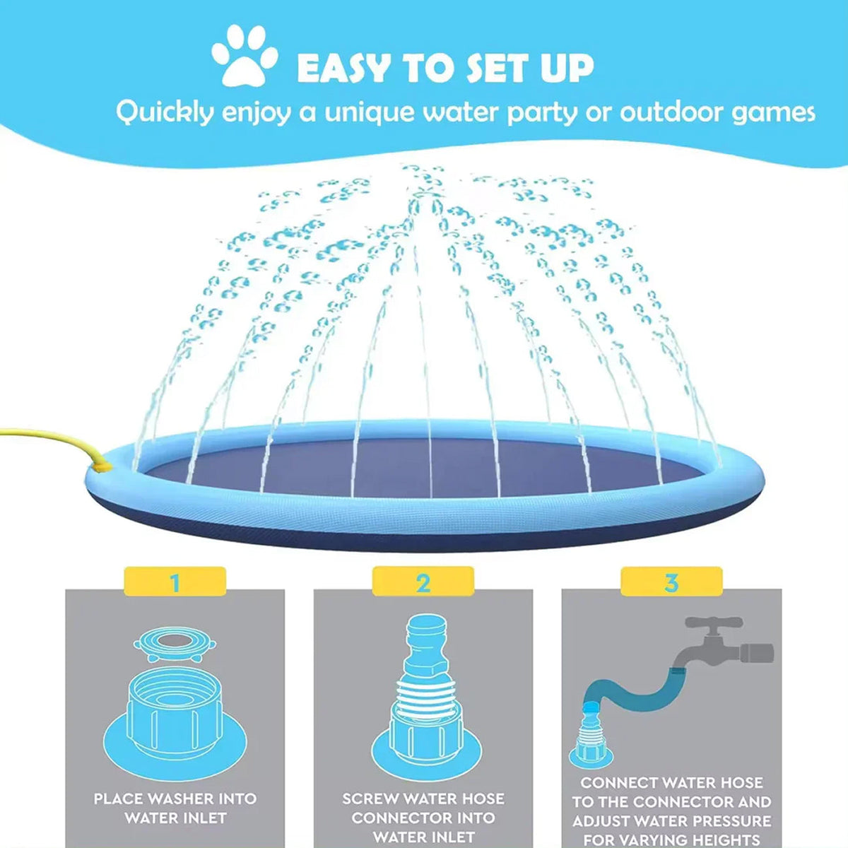 PawWavey Dog Pool