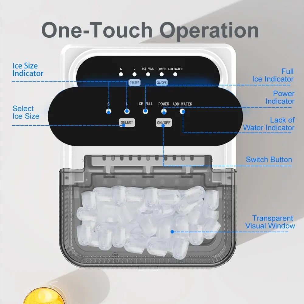Frostixoz Countertop Ice Maker