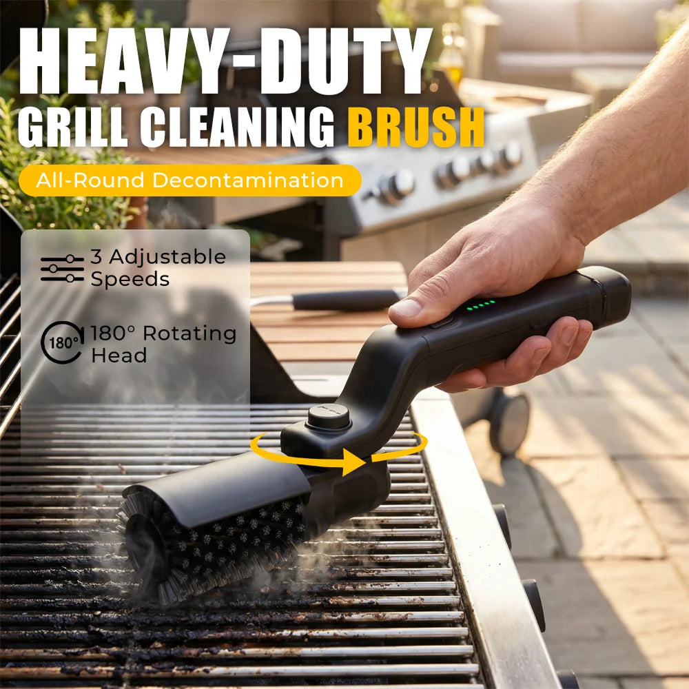 GrilyBuzz Electric Grill Brush