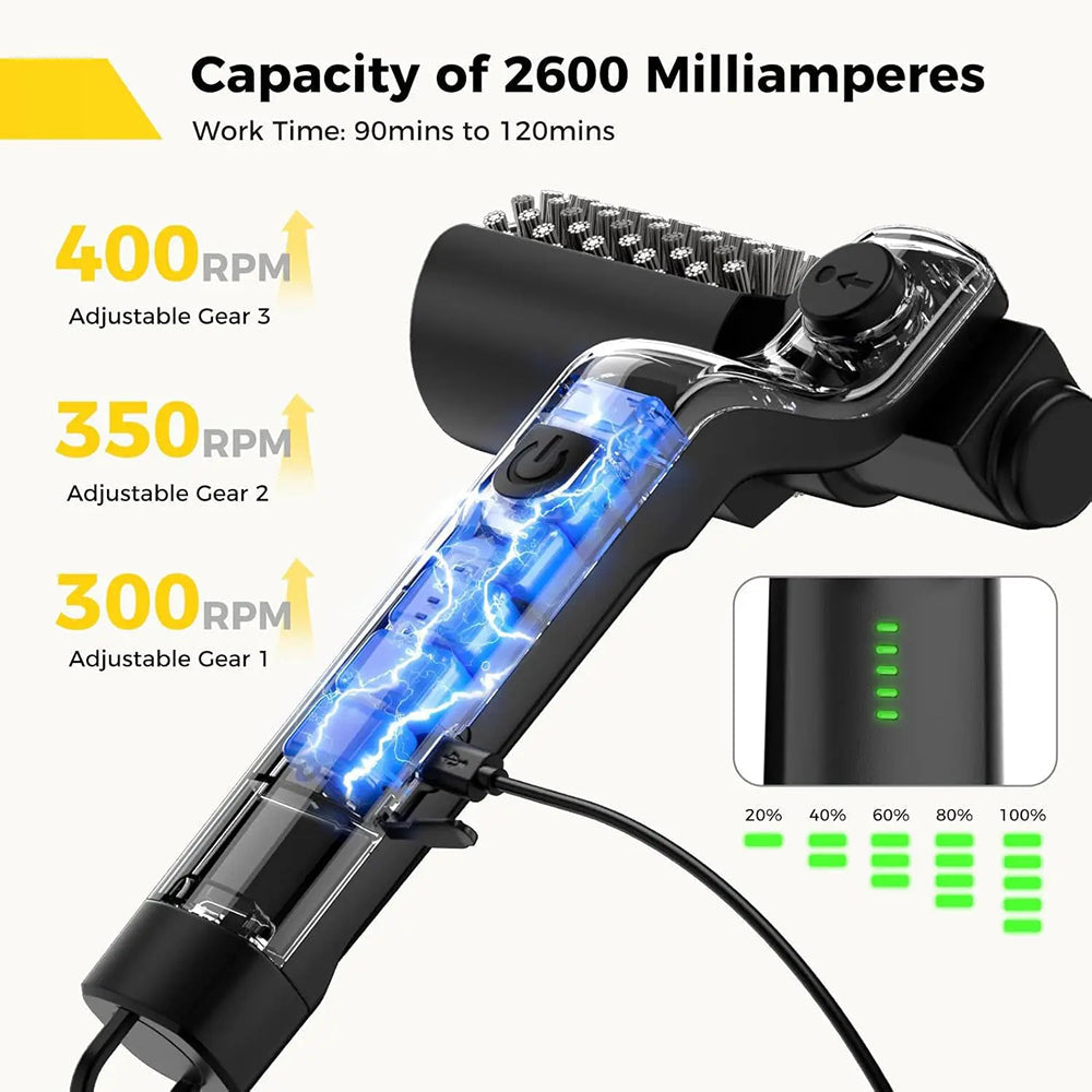 GrilyBuzz Electric Grill Brush
