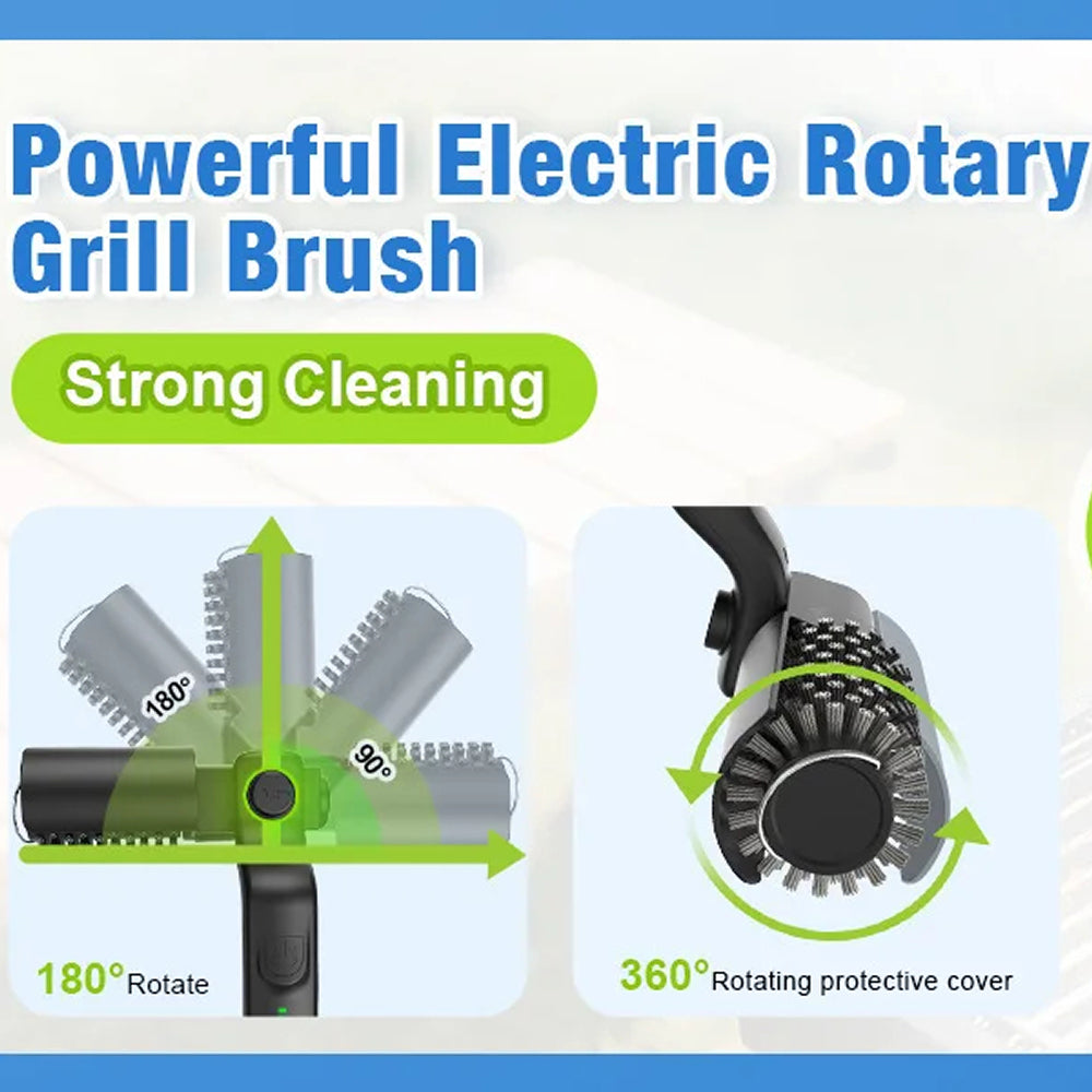 GrilyBuzz Electric Grill Brush
