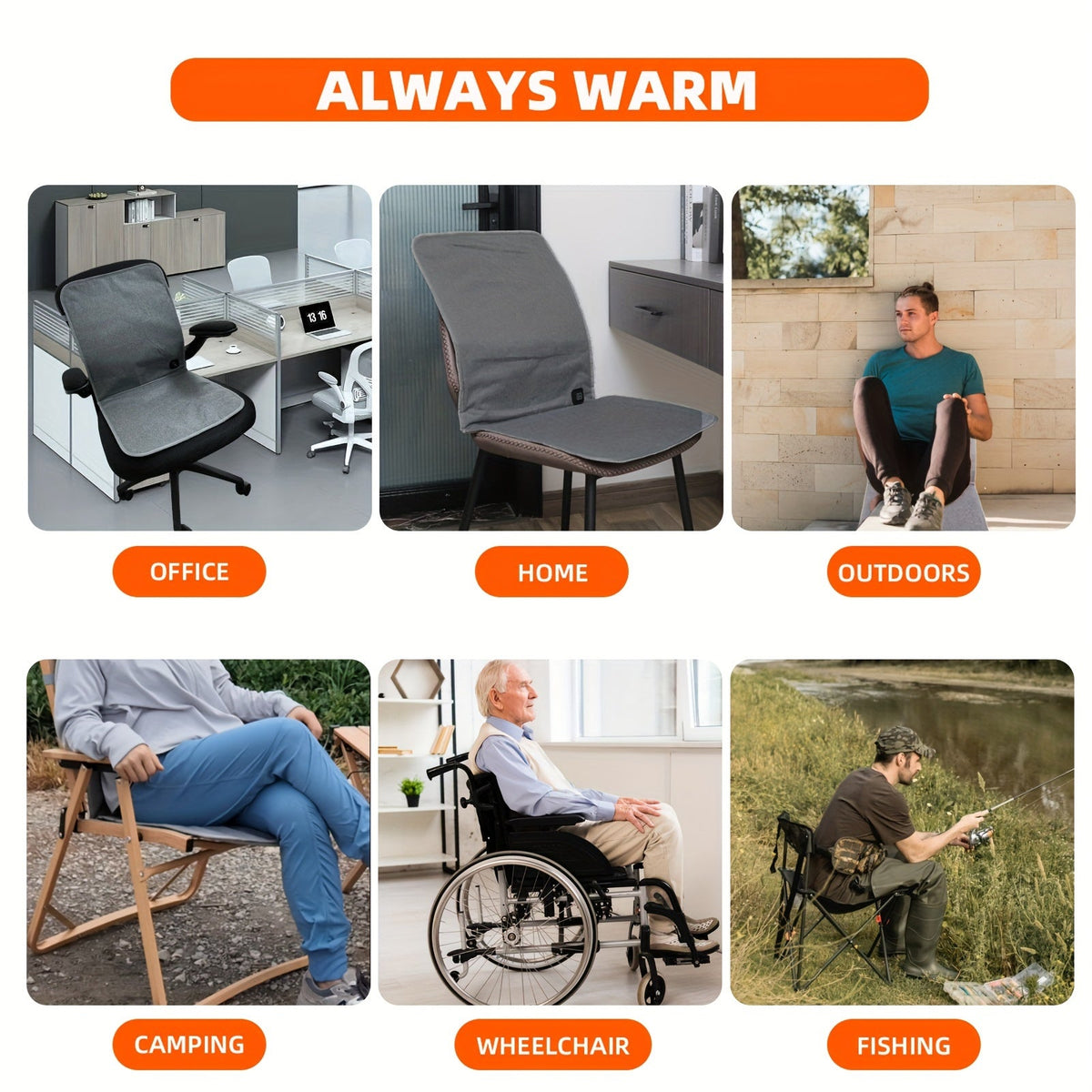 HeatySit Heated Chair Pad