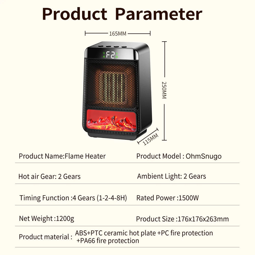 OhmSnugo Electric Space Heater