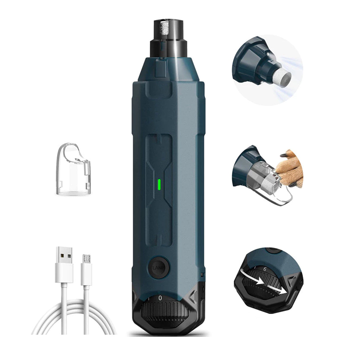 PawyZie Silent Dog Nail Grinder