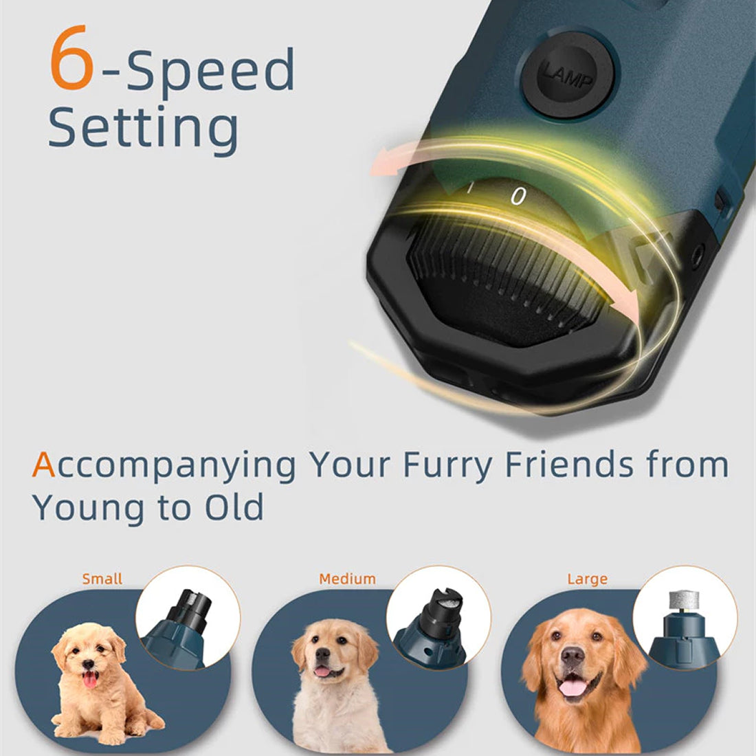 PawyZie Silent Dog Nail Grinder