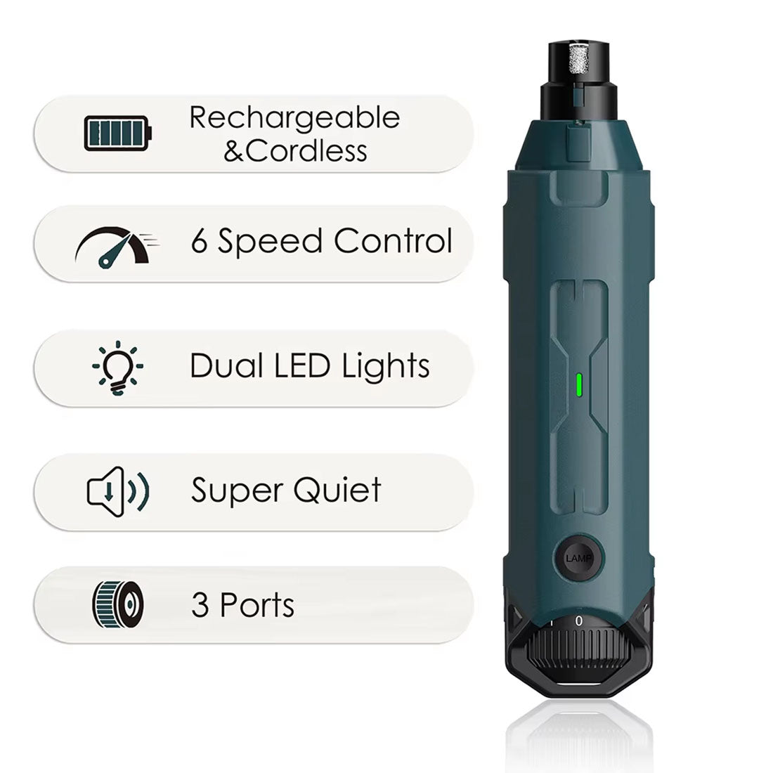 PawyZie Silent Dog Nail Grinder