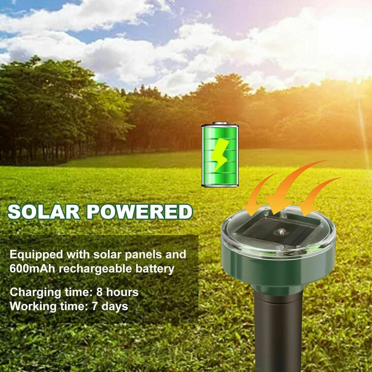 Repelixu Solar Snake Repeller