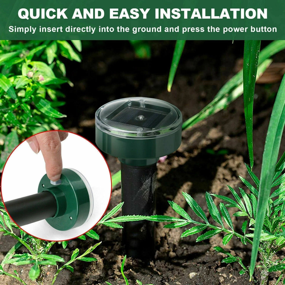 Repelixu Solar Snake Repeller