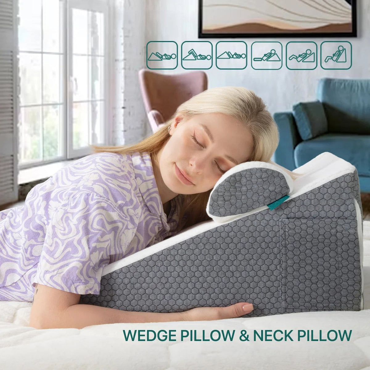 Somnoxy Bed Wedge for Acid Reflux