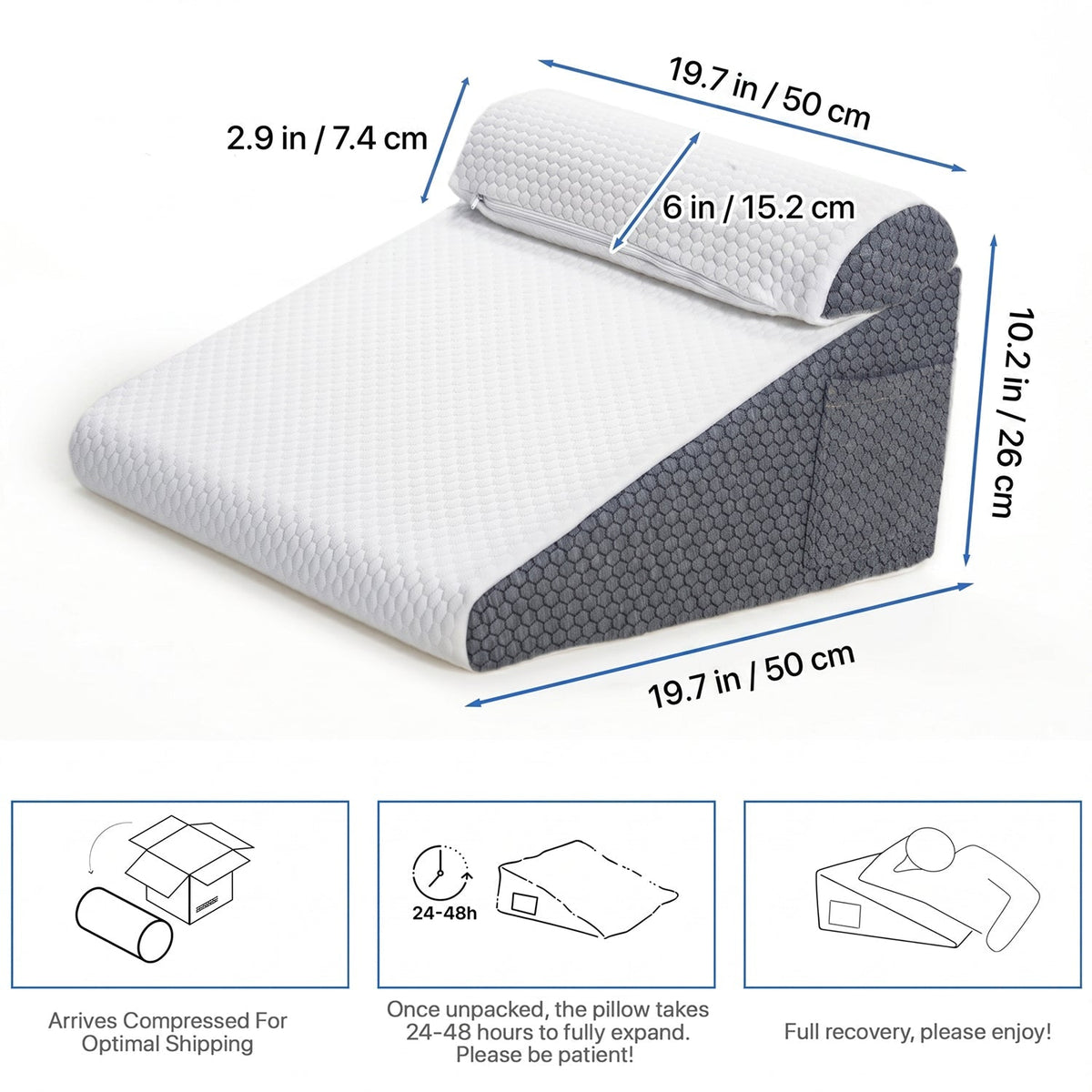 Somnoxy Bed Wedge for Acid Reflux
