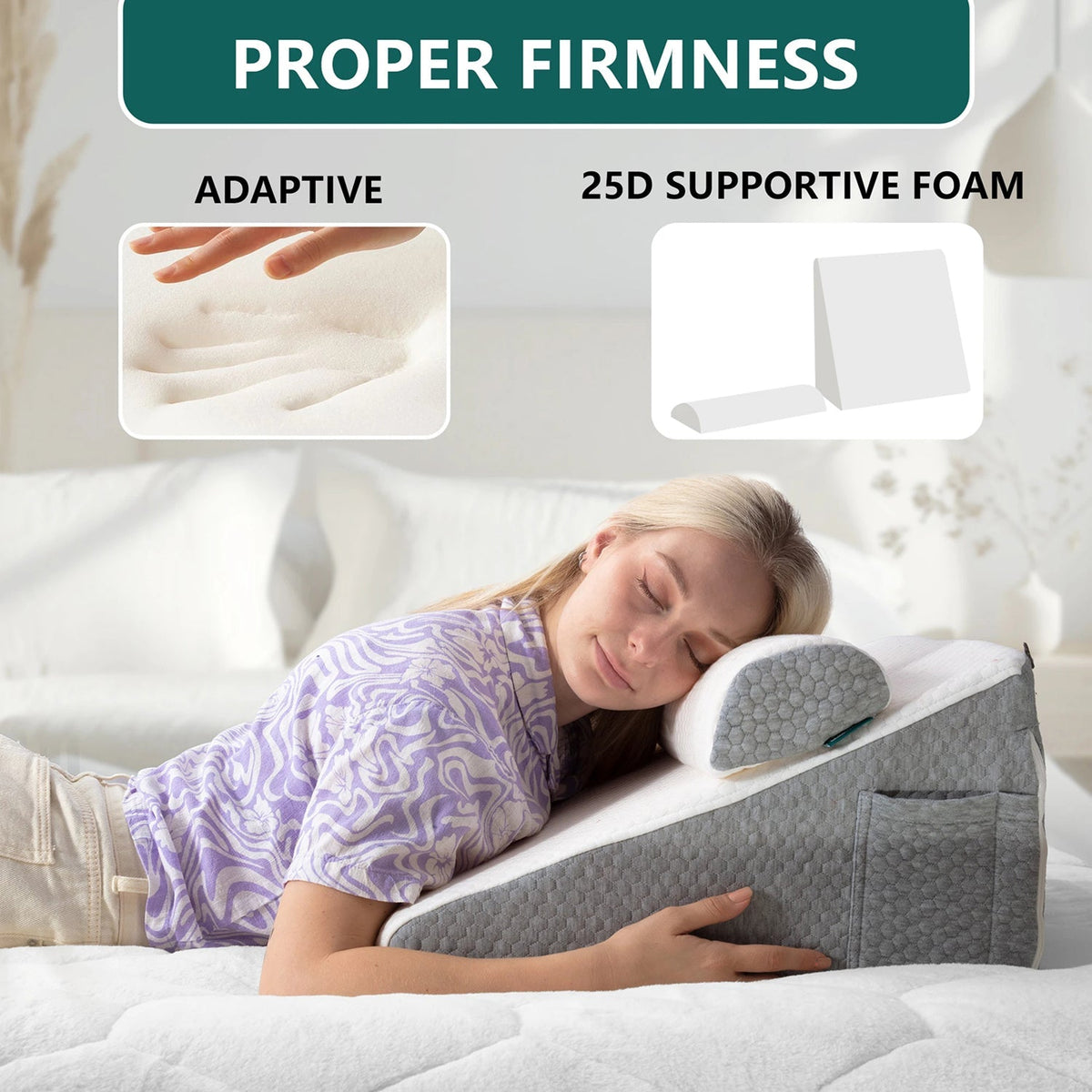Somnoxy Bed Wedge for Acid Reflux