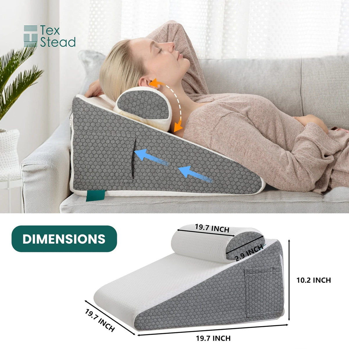 Somnoxy Bed Wedge for Acid Reflux