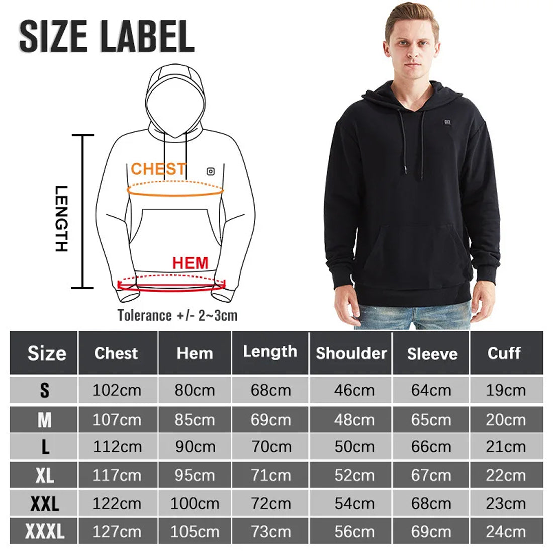 TasieZip Heated Hoodie Australia