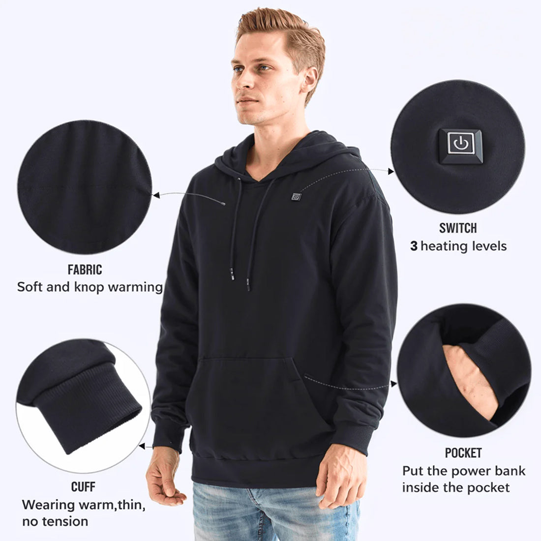 TasieZip Heated Hoodie Australia