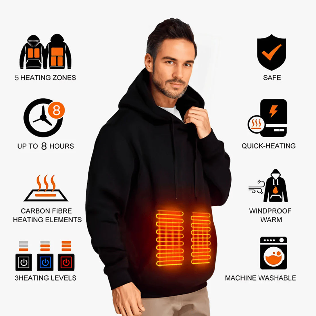 TasieZip Heated Hoodie Australia