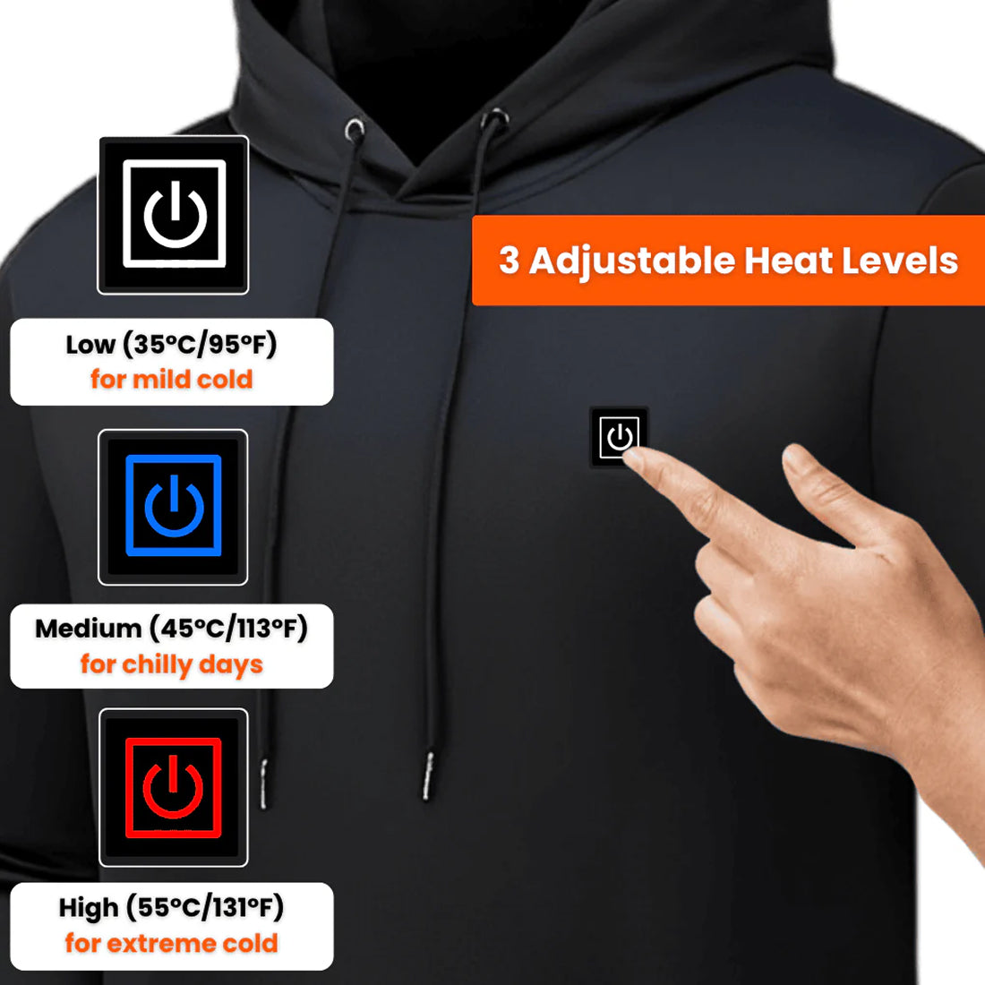 TasieZip Heated Hoodie Australia