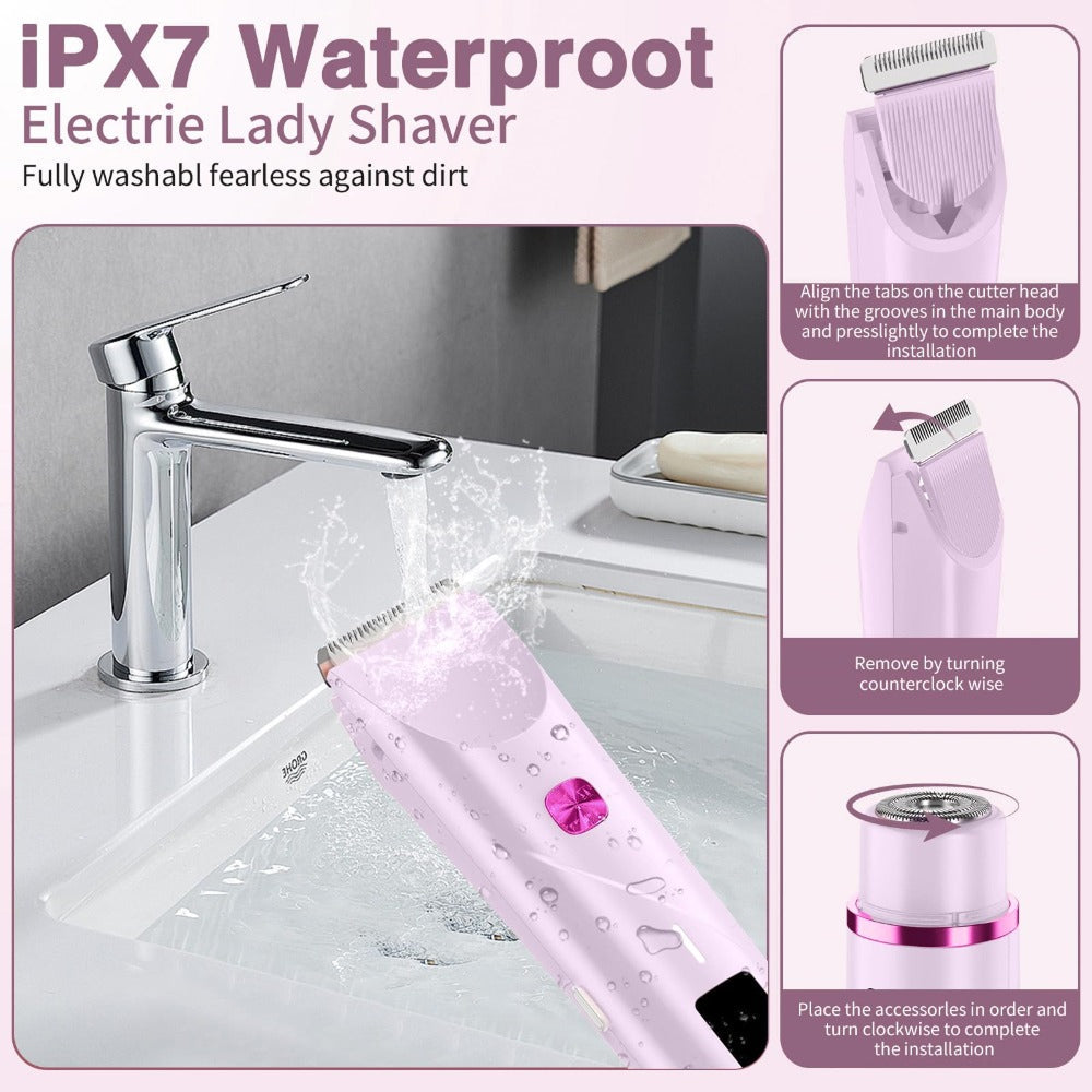 Velvesxa Pubic Hair Trimmer for Women