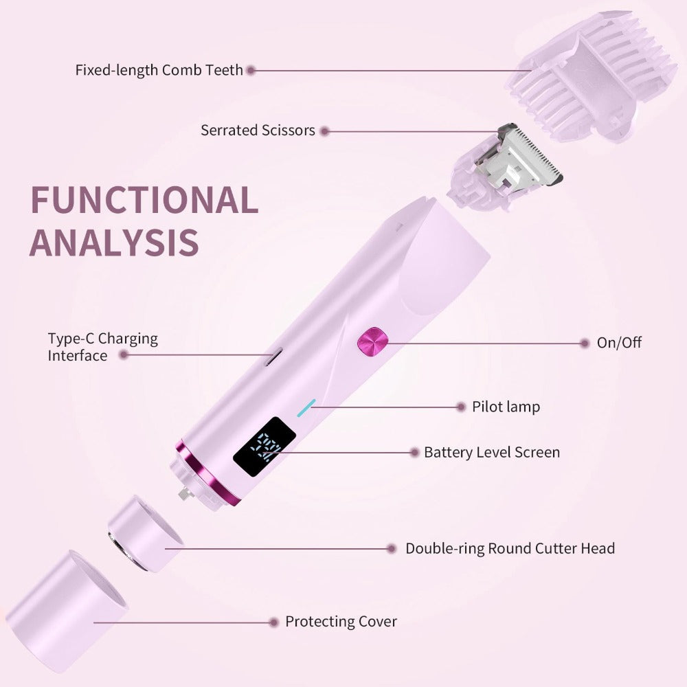 Velvesxa Pubic Hair Trimmer for Women